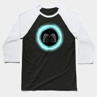 Neon Light Effect Gemini Baseball T-Shirt